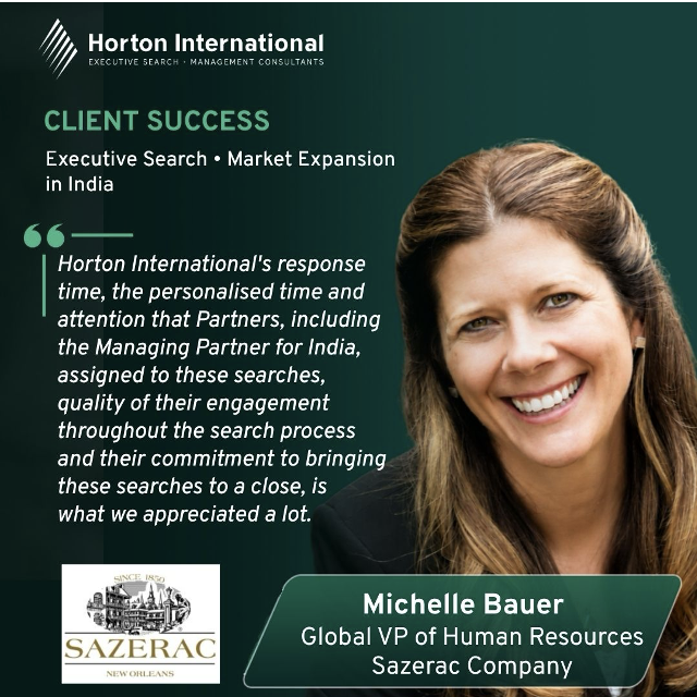 Executive Search for Market Expansion in India - Sazerac | Horton International